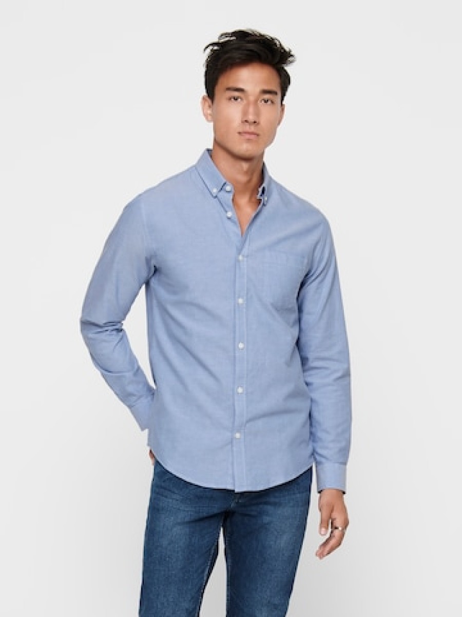 Men Only Button-Up Shirts | Slim Fit Button Up Shirt 'Alvaro'