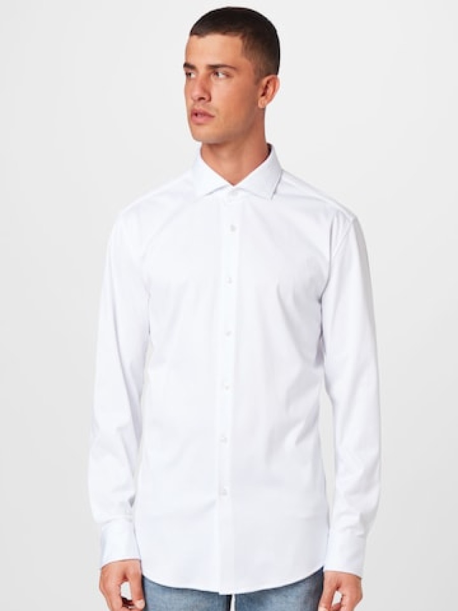 Men BOSS Button-Up Shirts | Slim Fit Button Up Shirt 'Hank'