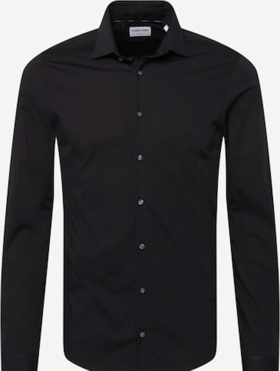 Men Calvin Button-Up Shirts | Slim Fit Business Shirt