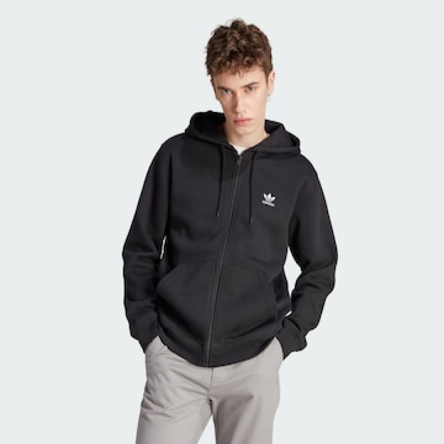 Men ADIDAS Sweaters & Hoodies | Zip-Up Hoodie 'Trefoil Essentials'