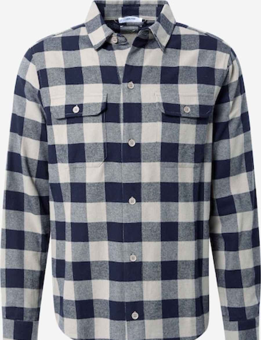 Men DAN Button-Up Shirts | Regular Fit Button Up Shirt 'Efe'