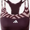 Women Sports Sustainability | Bralette Sports Bra 'Hyperglam Techfit Medium-Support Zebra'