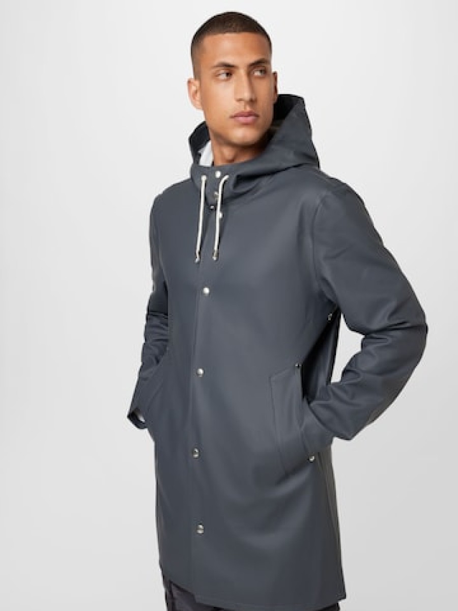 Men Stutterheim Coats | Between-Seasons Coat 'Stockholm'