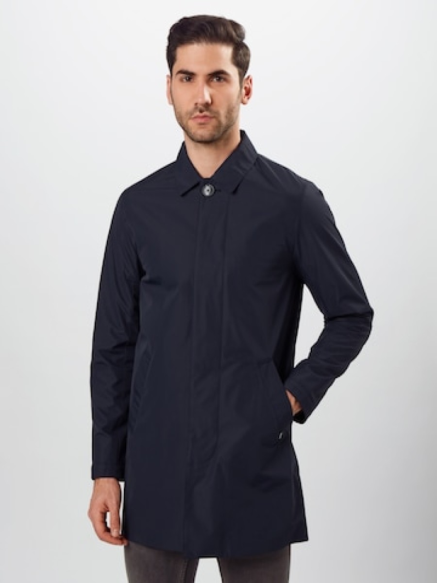 Men Matinique Coats | Regular Fit Between-Seasons Coat 'Mac Miles'