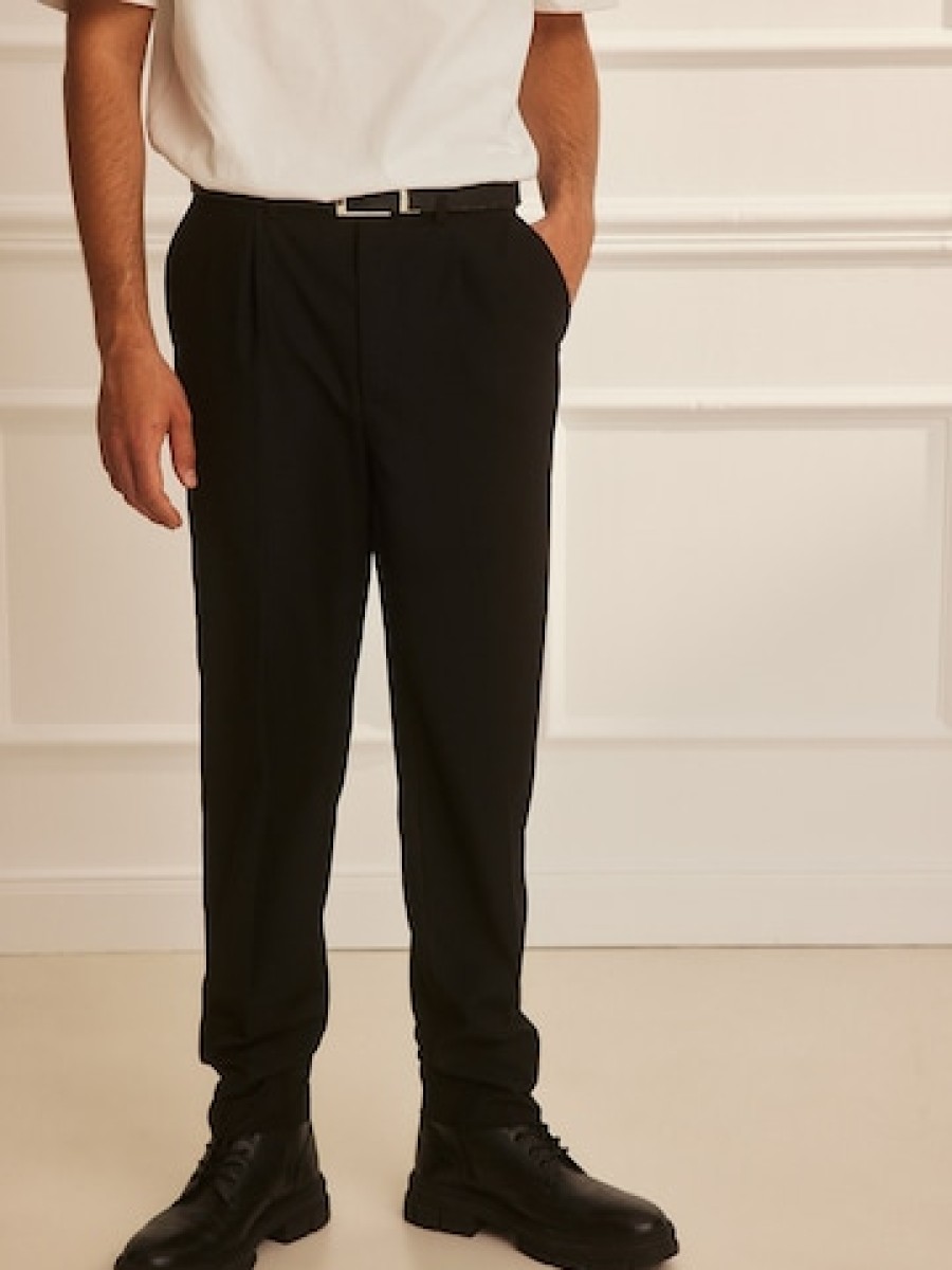 Men Guido Suits & Jackets | Regular Pleated Pants 'Luke'