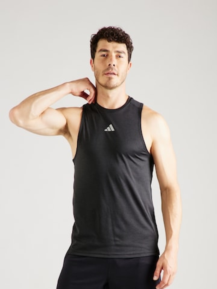 Men ADIDAS Sports T-Shirts | Performance Shirt 'Hiit Workout 3-Stripes'