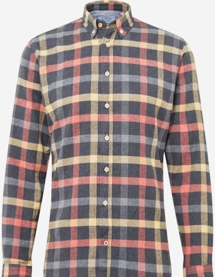 Men Kronstadt Button-Up Shirts | Slim Fit Button Up Shirt 'Dean'