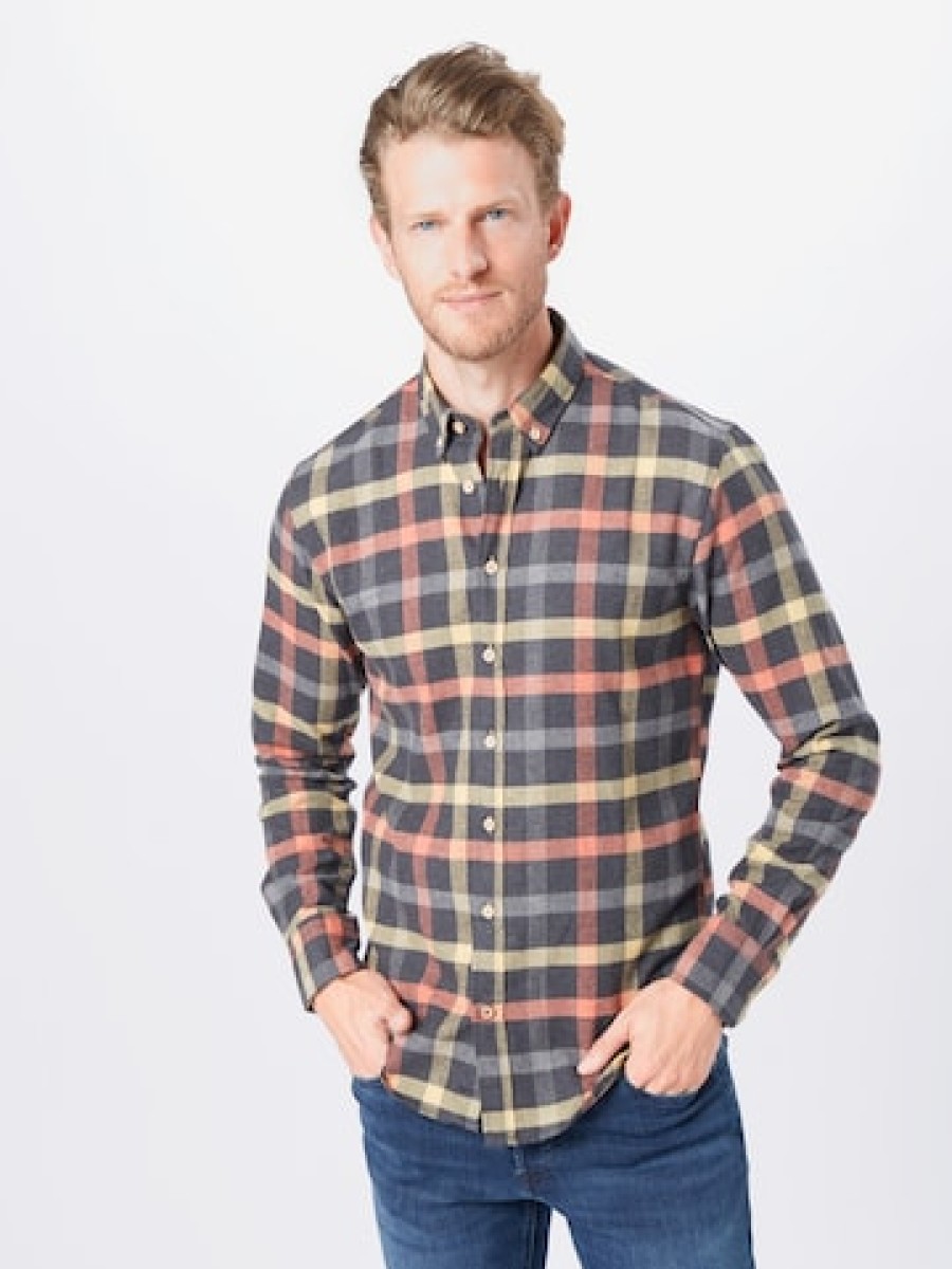 Men Kronstadt Button-Up Shirts | Slim Fit Button Up Shirt 'Dean'