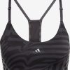 Women Sports Sustainability | Low Support Sports Bra 'Aeroimpact Light-Support Jacquard 3-Stripes'