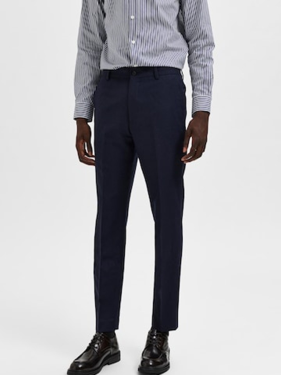 Men SELECTED Plus Sizes | Slim Fit Pleated Pants