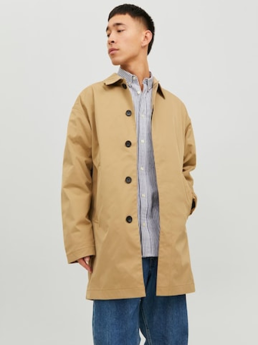 Men JACK Coats | Between-Seasons Coat 'Crease'