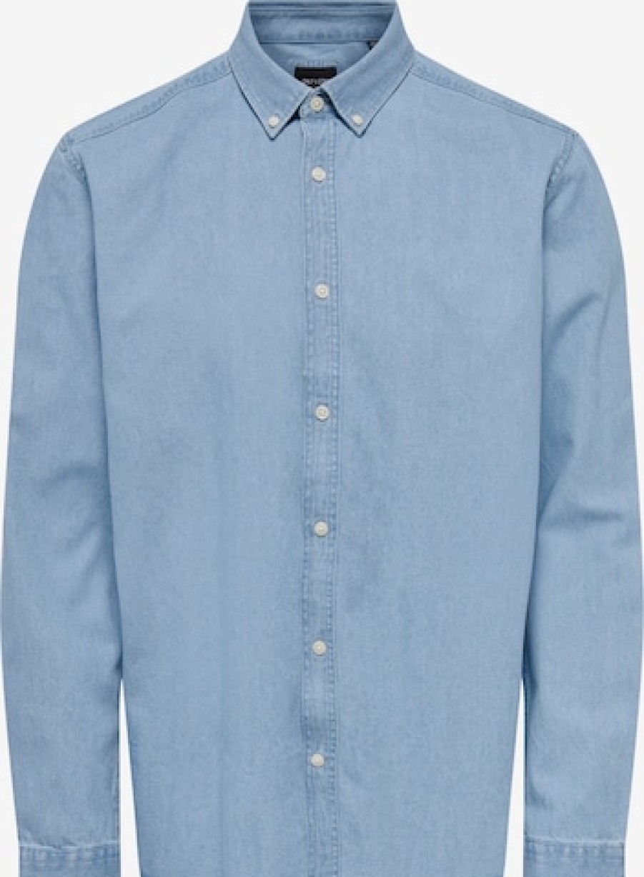 Men Only Button-Up Shirts | Regular Fit Button Up Shirt 'Day'