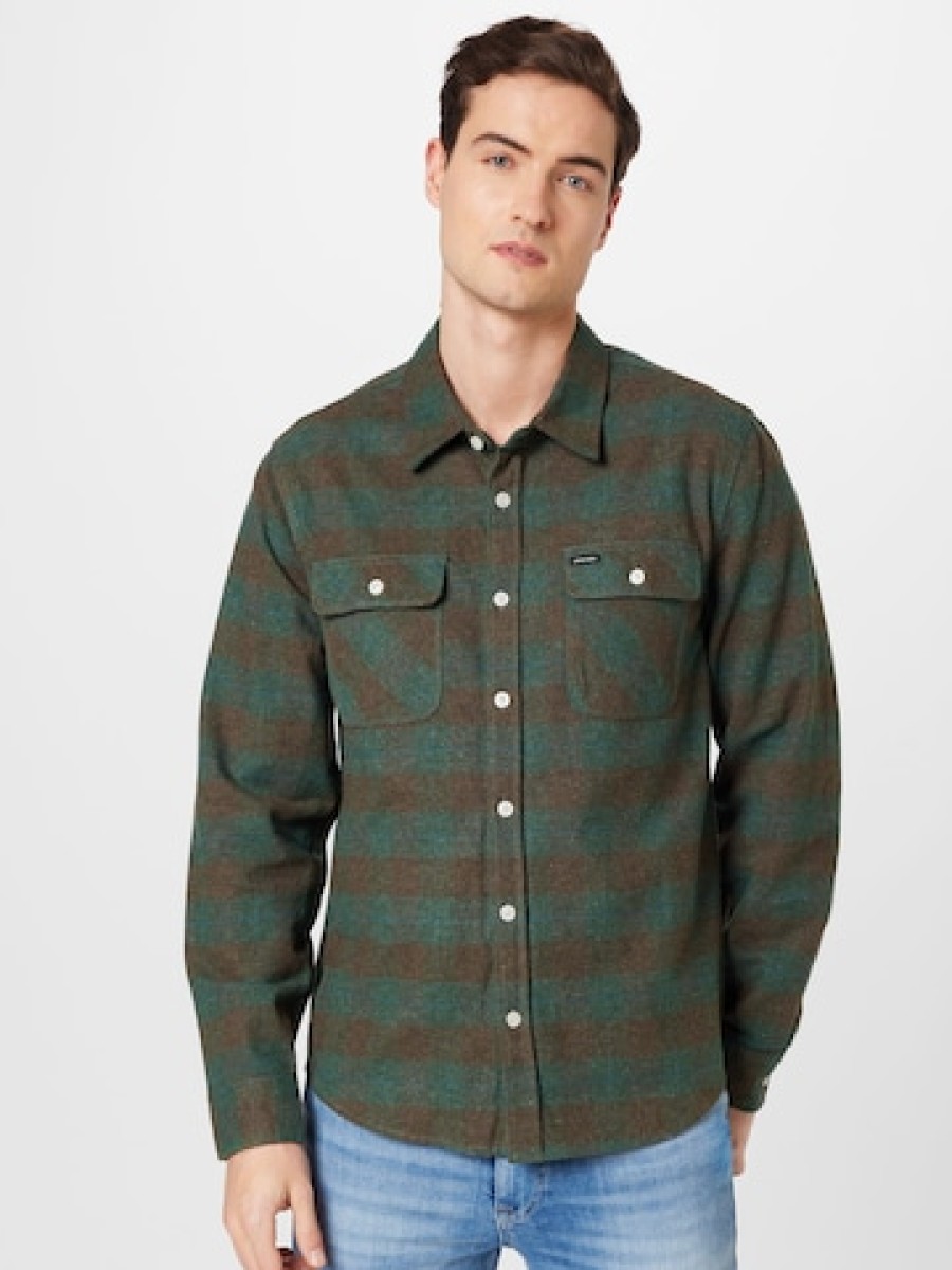 Men Brixton Plus Sizes | Regular Fit Button Up Shirt 'Bowery'